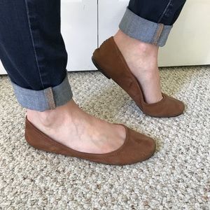 Lucky Brand size 9 brown flats